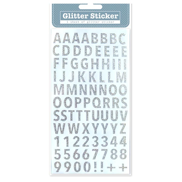 Alphabet Chipboard Letter Stickers