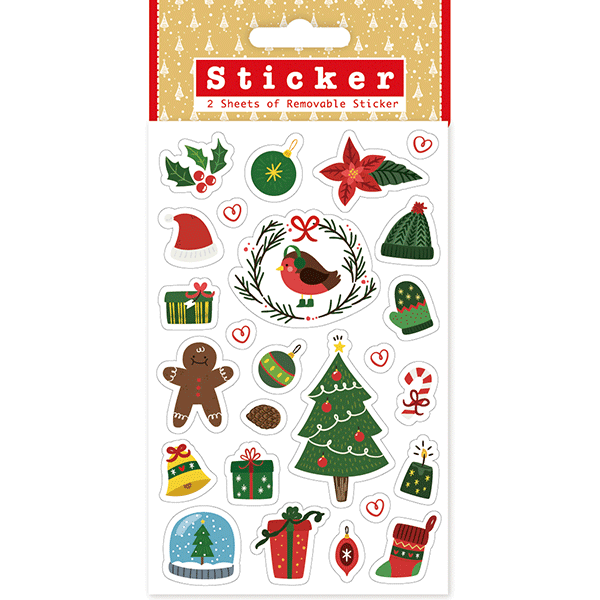 Christmas deco stickers